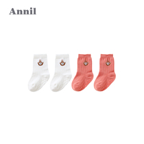 2 pairs of Anel childrens clothes baby socks boys and girls in socks two pieces spring and summer new baby toddler socks