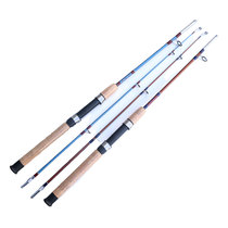 Pisces solid chuan gan 1 4 m 1 8 meters plug lu ya gan FRP Rod Black pao gan light ray fishing rod