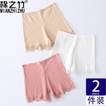 Safety pants womens anti-light summer cotton lace can be worn outside leggings inside insurance pants thin size non-curled