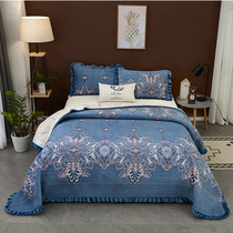 Bed cover on one side of velvet cotton Crystal velvet Kang cover enlarged Kang cover blanket tatami cotton sheet quilted quilting quilt