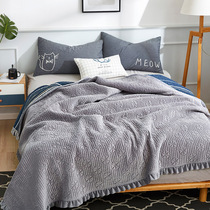 Crystal velvet one side of wool cotton double-sided bed cover single piece of cotton tatami sandwich sheet quilted quilted large Kang cover
