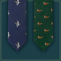 Silk tie male dress business high-end wedding groom fashion retro personality casual embroidery hand tie tide