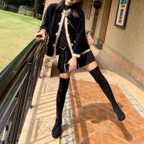 European station socks boots Womens thin over-the-knee boots Elastic boots thick heel medium heel high tube thin boots Hairy long boots