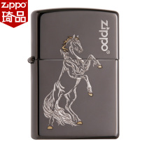 zippo lighter genuine US men zppo original loaded zipoo cheebao black ice horse running zop