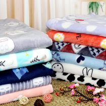 Autumn and winter new solid color wide 2 3 meters double-sided flannel fabric thick plush blanket pajamas coral velvet printed fabric