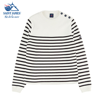 SAINT JAMES St JAMES boys and girls spring winter pullover striped sweater round neck childrens cardigan 2-15 years old