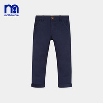 British mothercare boy casual long pants children pure color boy woven pants