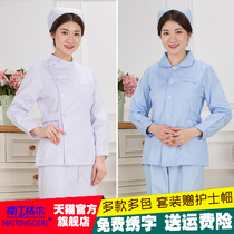 Nightingale Nurse suit Split suit Long sleeve Winter suit Short Sleeve Summer white Blue Dental Stomatologist Overalls