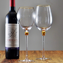 European light luxury wine wine cabinet restaurant table wine champagne glass Western dining table goblet soft decoration
