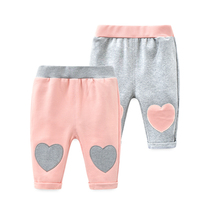 Baby pants baby pants pure cotton large pp pants big fart pants big crotch pants female spring dress 0-1-2 years old
