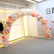 Balloon arch column decoration arrangement wedding wedding shop opening activity kindergarten balloon bracket