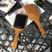 Comb long hair hair anti-static anti-hair curly hair airbag comb solid wood scalp meridian massage comb large