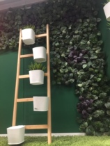 Ikea Shatuma indoor and outdoor five flower stand floor plant multi-layer flower pot stand 125cm domestic