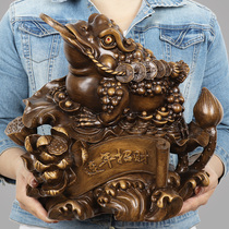 Jin Chan Zicai ornaments toad Wangcai living room decoration office study feng shui shop opening gifts