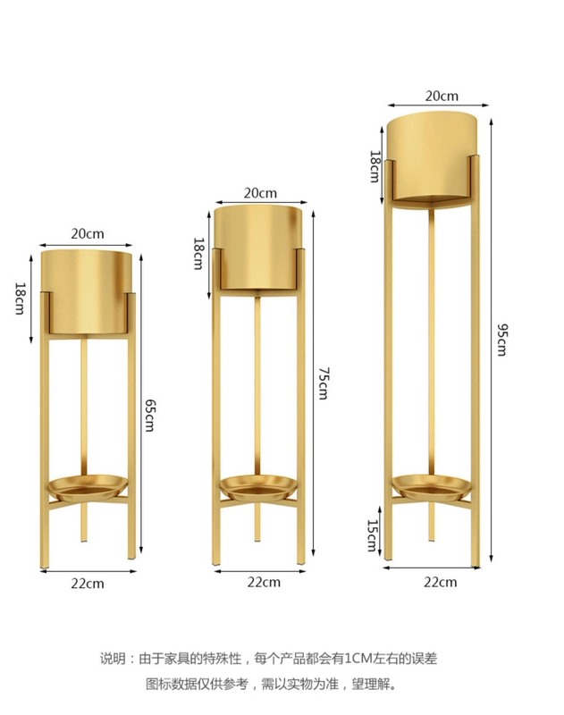 kệ sắt trồng cây ban công Phong cách Bắc Âu trong nhà bằng sắt rèn nhỏ Giá đỡ hoa phòng khách ban công Giá đỡ hoa đứng đơn giản hiện đại pothos chậu hoa giá đỡ nhiều lớp thanh lý kệ trồng rau kệ hoa ban công