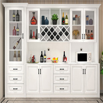 Living room wine cabinet against the wall multi-function modern simple dining side cabinet household European side cabinet cabinet storage cabinet can be customized