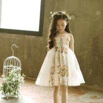 next sara2021 summer new girl dress childrens dress childrens dress foreign style Korean princess skirt