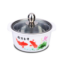 One person one pot of hot pot induction cooker special anti-scalding pot