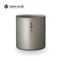 Snow Peak Xuefeng outdoor camping Xuefeng double layer Cup-450 High type TW-122