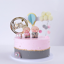 Cake model simulation 2020 new net red cartoon popular birthday birthday cake foam window sample