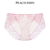 Peach John peach pie sexy floating flower lace comfortable breathable seamless underwear women's briefs 1024882