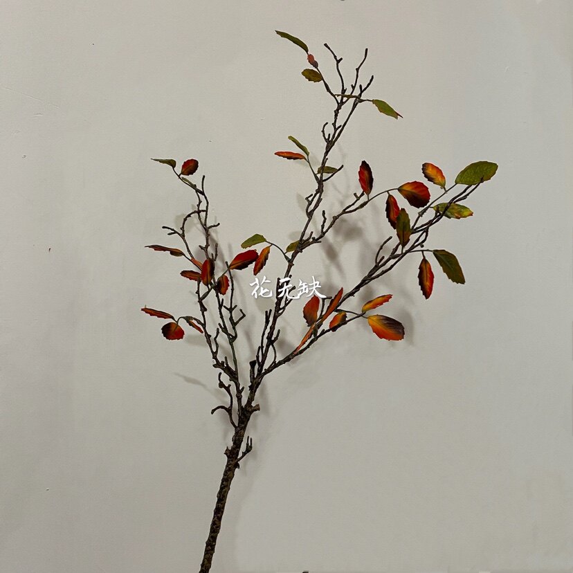 Beijing Designer Manufacturer Direct personality foaming rod high imitation of autumn leaf leaf bouquet flower leaf