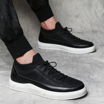 Mens board shoes mens Korean version of leisure inside Joker 2021 new mens shoes British trend shoes mens trendy shoes