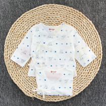 Newborn baby digging back newborn clothes summer cotton monk clothing baby ultra-thin half-back top summer clothes 2