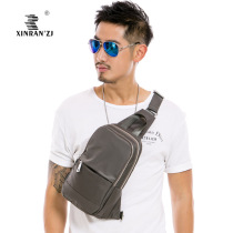 XINRAN  ZJ light and waterproof leisure travel men with single shoulder bag left and right shoulder chest bag with carry-on cool student bag
