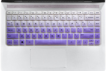 HP 14q-aj105TX(T5Q44PA keyboard protection film 14 inch computer laptop full cover dust cover waterproof gray protection button bump transparent silicone color cute