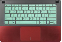 Dell Vostro achievements 5470 (5470D-2728 keyboard protection adhesive film 14-inch computer notebook full coverage anti-dust cover cushion waterproof and anti-ash protection button rugged and transparent silicon