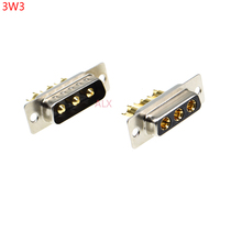 3W3 male female gold plated high current Connector DB type D-SUB wire wire type car pin 3 pin 3 Pin