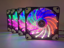  Chassis fan 12CM -- LED colorful(multicolored inner ring)