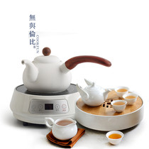 Tea set Kung Fu tea set Teacup Household ceramic cooking teapot Flower teapot with filter