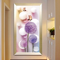 5d porch Vertical Diamond painting full diamond living room simple high-end point paste brick cross stitch corridor 2018 New