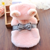 Dog clothes pet winter dress cat Teddy than bear method fight dog dog winter warm princess coat cotton coat