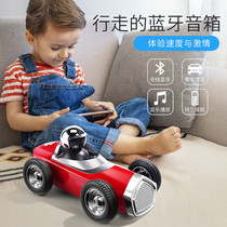 Childrens remote control car Bluetooth speaker music electric small racing car sports car high speed birthday gift boy toy car