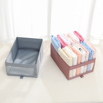 Transparent storage box cloth art household Drawer Wardrobe clothes finishing box dormitory without cover storage clothing storage box