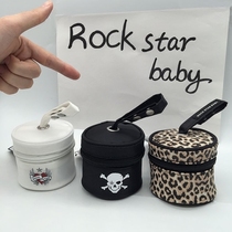 Germany imported Rock Star Baby pacifier box Baby storage box Dust box Trend personality
