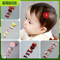 Newborn Hair Card Internet Red New Childrens Head Accessories Side Clip Baby Rear Brain Spoon Cute Broken Hair Sweaty Clips
