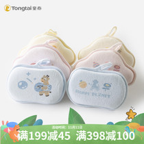 Tongtai baby bath wipe Four Seasons baby sponge bath cotton bath towel newborn sponge wipe 1