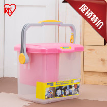 Japan IRIS car finishing box multi-function bucket Outdoor car wash fishing bucket Ladder stool load-bearing