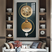 Light and luxurious entrance to the house Decorative Painting Living Room Hallway Aisle hanging paintings into the door Modern minimalist Vertical Prints of the Fiction Wall Painting