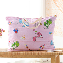 Kindergarten quilt storage bag Canvas tote bag Quilt bag Quilt bag Waiting bag Travel storage bag