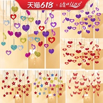 Balloon pendant accessories wedding decoration supplies romantic rain pendant wedding accessories sequins