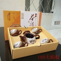 Ceramic gift gift box Kung Fu tea set 5-Wholesale small teapot Teacup travel set