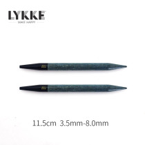 LYKKE INDIGO 5 inch 11 5cm detachable loop Needle Needle imported knitting tool blue Z444