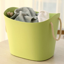 Dirty clothes basket plastic laundry basket portable basket toy clothes bathroom dirty clothes storage basket Japanese dirty clothes basket large size