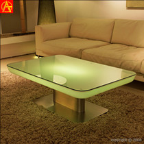 KTV luminous coffee table Rectangular bar coffee table table and chair combination furniture fashion decoration box deck bar table