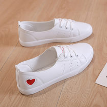 Women Shoes 2021 New Light Mouth Little White Shoes Spring Breathable Students 100 Hitch Plate Shoes Spring Shoes Flat Bottom Light Stomp Shoes
